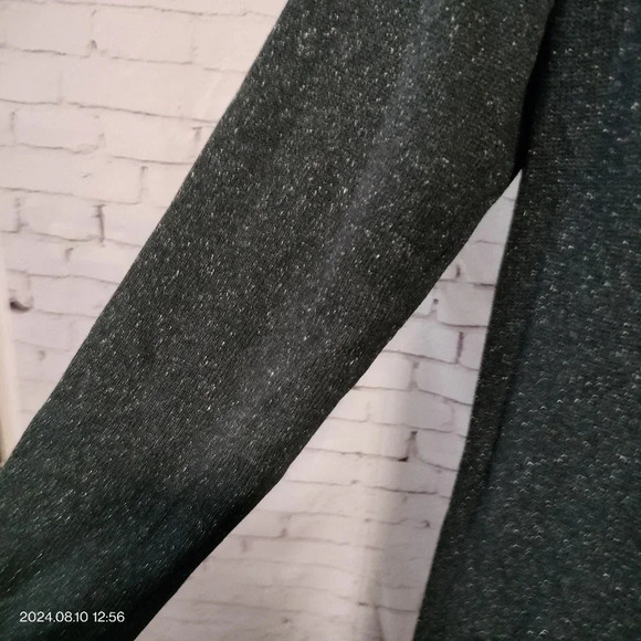 J. Jill Dark Gray Silk and Cotton Knit Dress with pockets - Picture 4 of 11